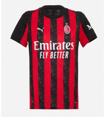 AC Milan Santiago Gimenez #7 Hjemmebanetrøje Dame 2025-26 Kortærmet